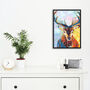 Cubic Deer Paint By Number Creative Kit For Adults, thumbnail 2 of 4