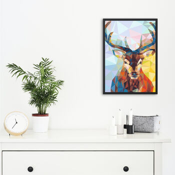 Cubic Deer Paint By Number Creative Kit For Adults, 2 of 4