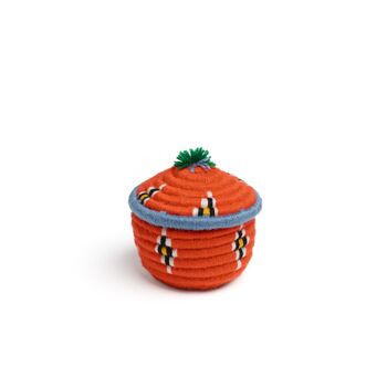 Nini Mini Patterned Handwoven Basket, 7 of 10