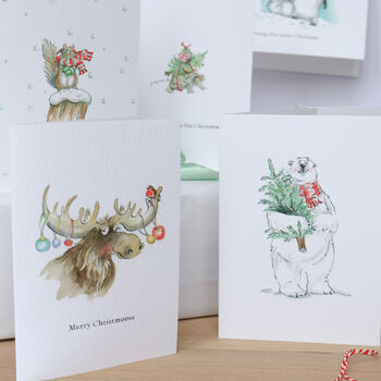 Christmas Card Multi Pack 10 Individual Card Designs, 3 of 3