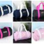 Monogrammed Barrel Gym Bag With Retro Personalisation, thumbnail 2 of 11