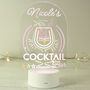Personalised LED Colour Changing Cocktail Bar Light, thumbnail 3 of 5