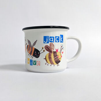 Personalised Bee Brilliant Mug, 6 of 12