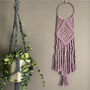 Wall Hanging With Copper Hoop Macramé Kit, thumbnail 1 of 12
