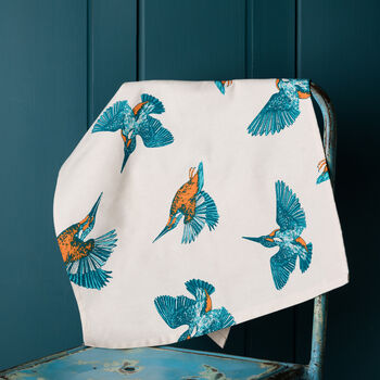 Kingfisher Tea Towel, 3 of 5