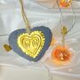 Personalised Golden Heart 50th Wedding Anniversary Gift, thumbnail 4 of 8
