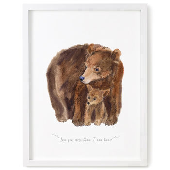 Bear Family Fine Art Print, 3 of 4