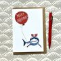 Shark Christmas Card, thumbnail 1 of 3