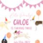 Personalised Dog Party Invitations, thumbnail 5 of 10