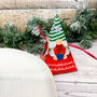 Festive Gonk Christmas Crackers Set Of Six, thumbnail 8 of 9