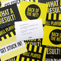 Personalised 'Linear' Football Result T Shirt, thumbnail 9 of 10