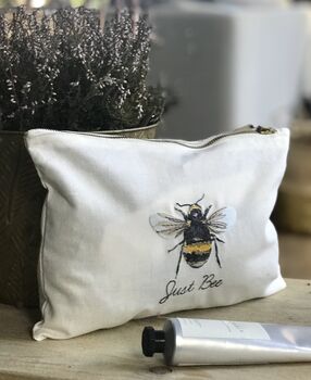 Personalised Just Bee Wash Bag, 4 of 5