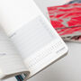 2026 Diary Matilda Myres Slim Weekly Notes Personalised, thumbnail 6 of 11