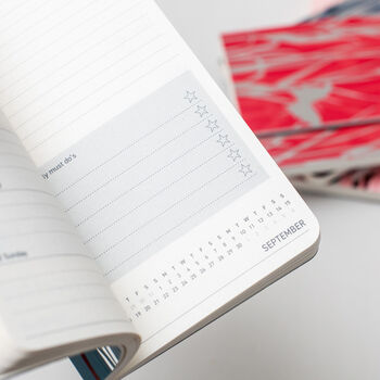 2026 Diary Matilda Myres Slim Weekly Notes Personalised, 6 of 11