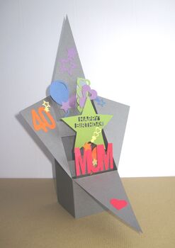 3D Personalised Very Tall Box Birthday Card, 3 of 8