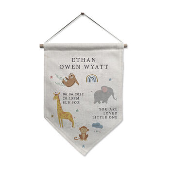 Personalised New Baby Banner, 4 of 5