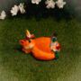 Solar Gnomes And Fox Garden Ornament Statue Figurine, thumbnail 8 of 9