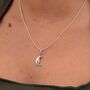 Sterling Silver Moon Charm Necklace, thumbnail 9 of 9