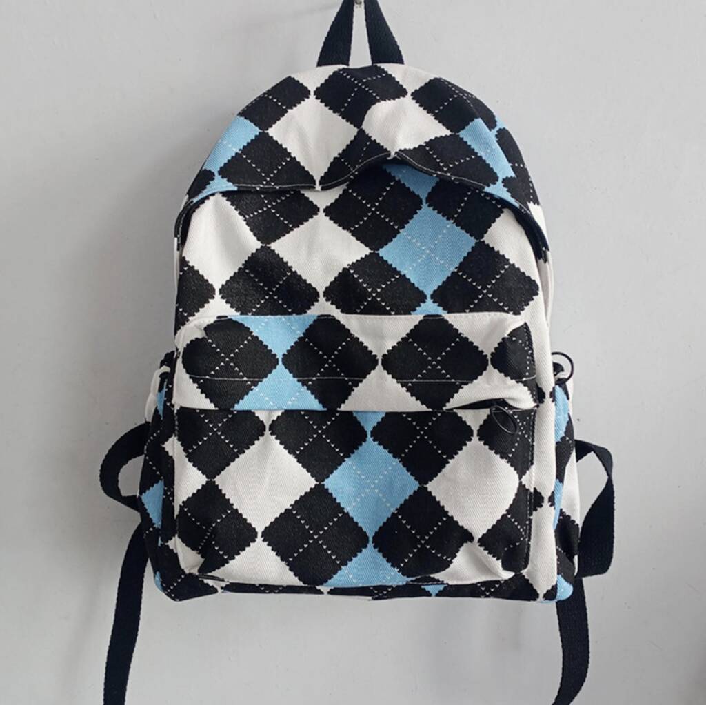 Checkered Backpack By GY Studios