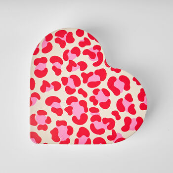 Heart Shaped Tin In Swedish Design Filled With Swedish Candy Kram, 3 of 11