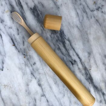 Personalised Bamboo Toothbrush With Soft Bristles, 5 of 5