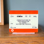 Personalised Train Ticket Graduation Gift, thumbnail 1 of 4