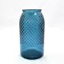 Recycled Glass Vase | 28cm 'Diamond' | Five Colours, thumbnail 1 of 4