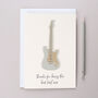 Personalised Birthday Guitar Card For Him, thumbnail 3 of 4