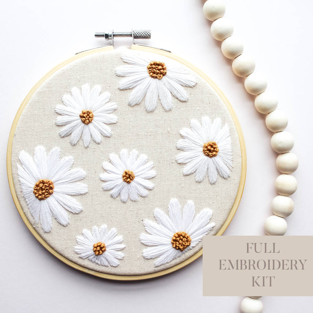 Daisy Embroidery Kit By Oh Sew Cute By Robyn