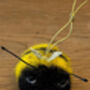 Handmade Needle Felted Bumble Bee Hanger, thumbnail 6 of 6