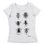 Organic Womens 'Bee Tee' T Shirt, thumbnail 1 of 5