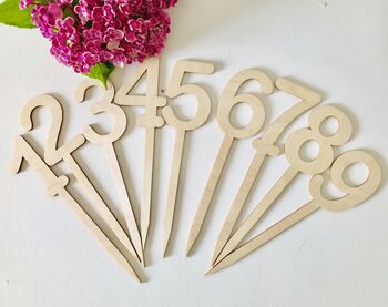 Wooden Table Numbers, 3 of 3