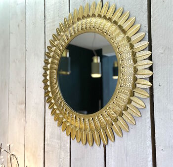 Gold Leaf Edged Mirror, 3 of 3