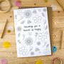 Sending You A Bunch Of Happy Colour In Card, thumbnail 1 of 2