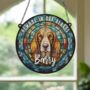 Basset Hound Memorial Suncatcher, thumbnail 5 of 6