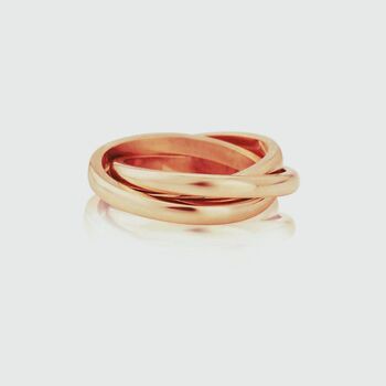 Walton Rose Gold Russian Wedding Ring 2mm, 2 of 6