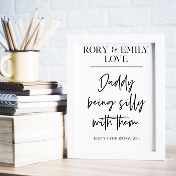 Personalised Love Daddy Print, 3 of 4