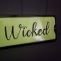 'A Wee Bit Wicked' Halloween Sign, thumbnail 2 of 3