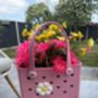 Cute Baby Pink ‘Hearts’ Crocstyle Beach Bag, thumbnail 6 of 6