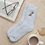 Liver And White Springer Spaniel Organic Cotton Apron, thumbnail 5 of 12