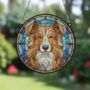 Nova Scotia Duck Tolling Retriever Stained Glass Effect Suncatcher, thumbnail 4 of 6