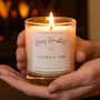 Hanukkah Gift Personalised Scented Candle, thumbnail 1 of 9