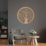 Wooden Mystery Tree Of Life Round Home Room Wall Art, thumbnail 8 of 10