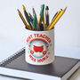 Personalised Retro Pen Pot For Teacher, thumbnail 1 of 2