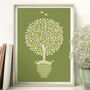Gift For Grandparents ‘Personalised Family Tree Print’, thumbnail 1 of 12