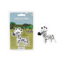Novelty Zebra Torch Keyring With Sound Effects, thumbnail 1 of 1