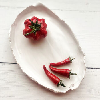 Gifts For Cooks: Ceramic Chillies And Tomato Dish, 2 of 6