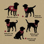 Personalised Labrador Print For One Or Two Dogs, thumbnail 2 of 12