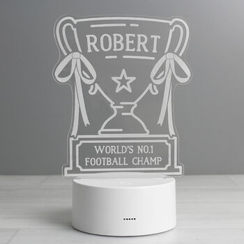 Personalised Trophy LED Night Light, 3 of 10