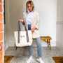 Personalised Embroidered Varsity Wreath Boat Bag, thumbnail 3 of 4